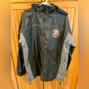 Eterna Black Jacket with Embroidered Patch